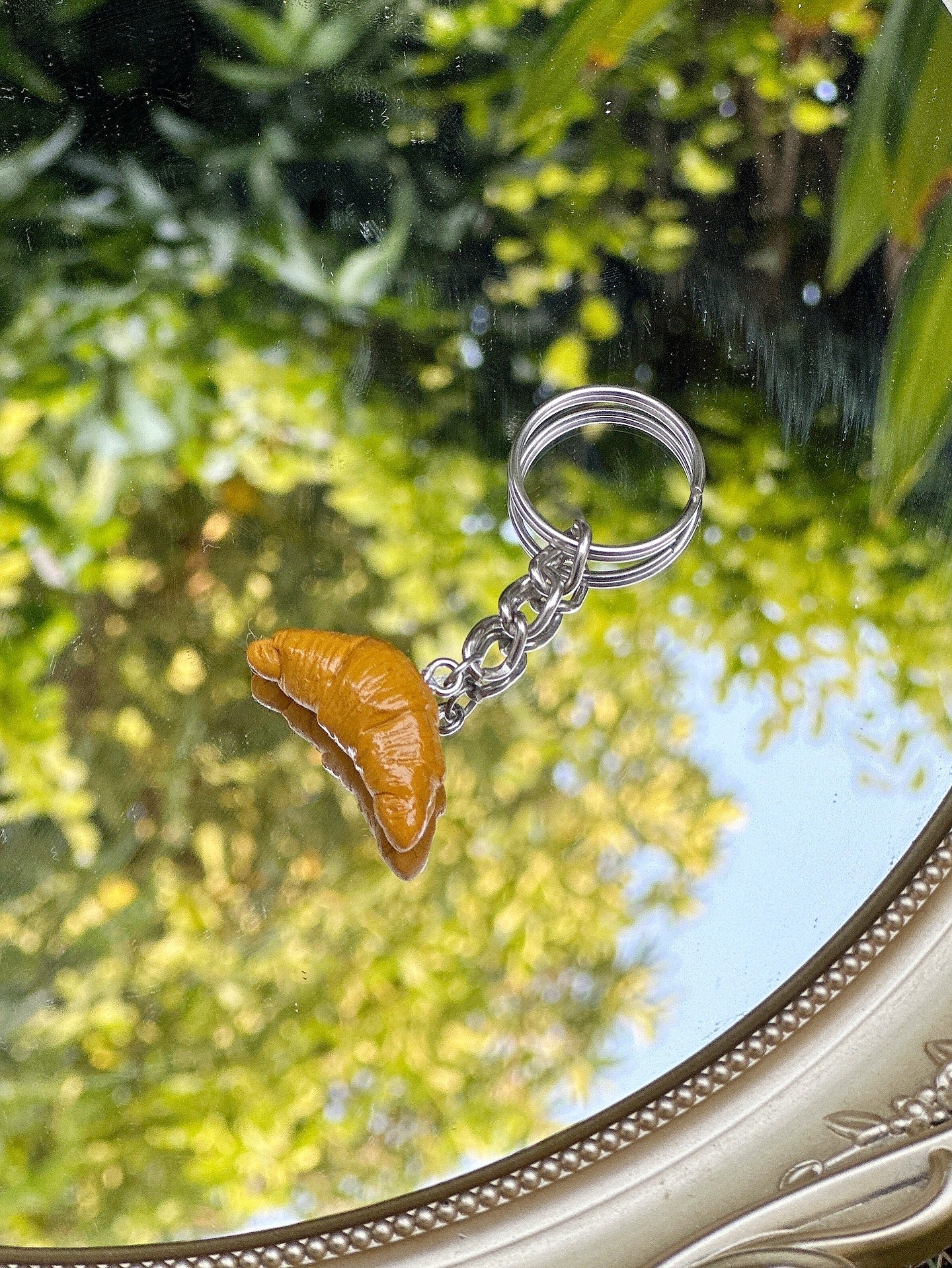 Croissant Keychain