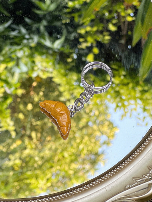 Croissant Keychain
