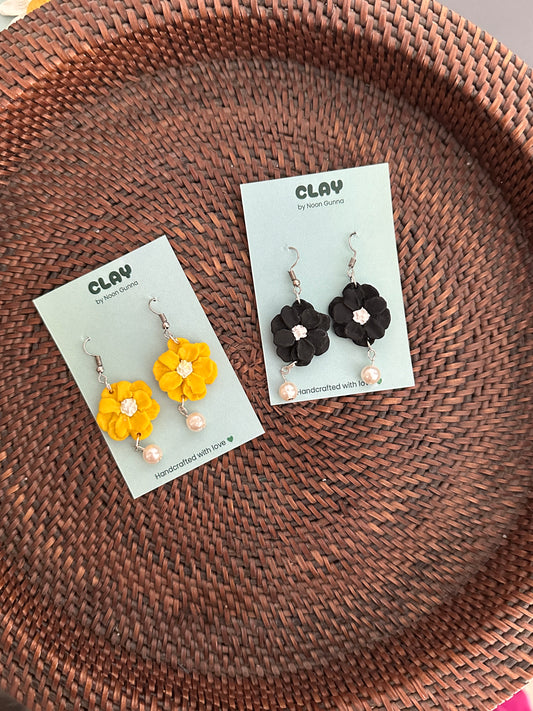 Bloom and Pearl Earrings