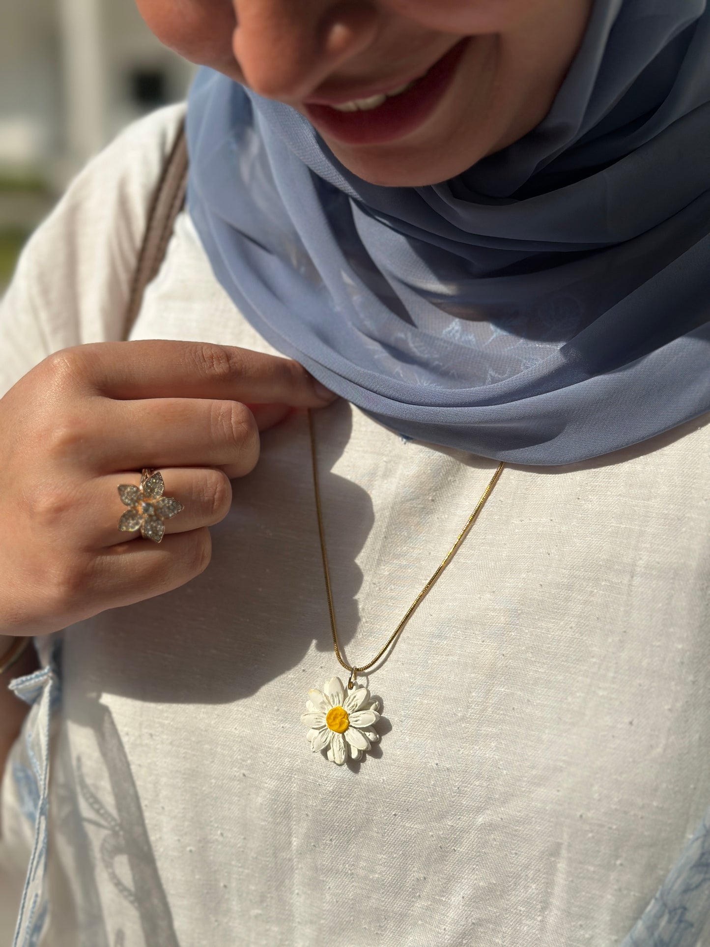 Daisy Charm Necklace