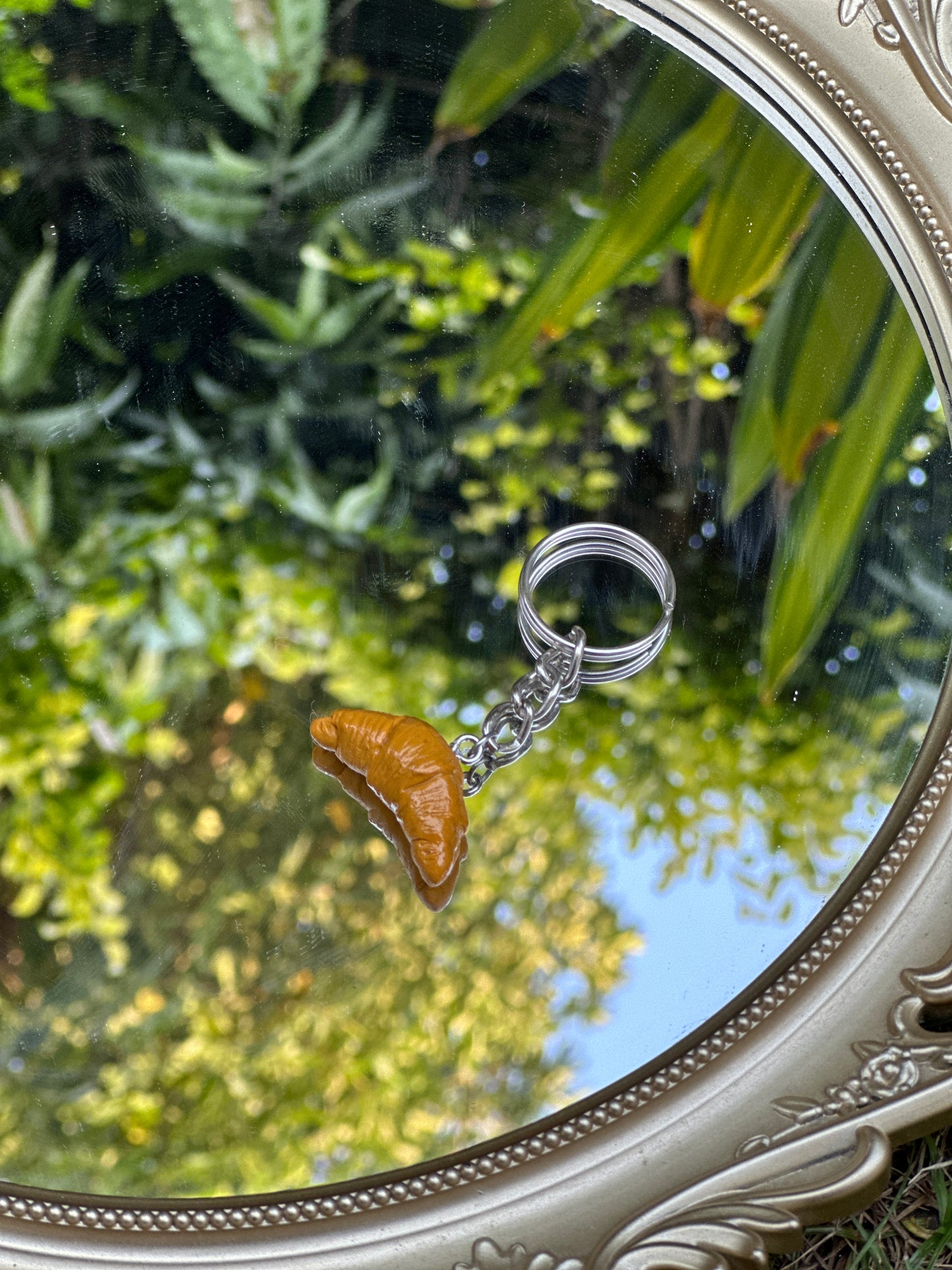 Croissant Keychain