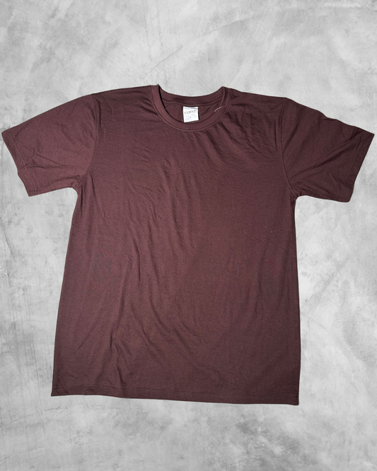 Solid Oxblood Tee